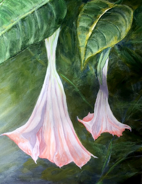 trumpet flowers
